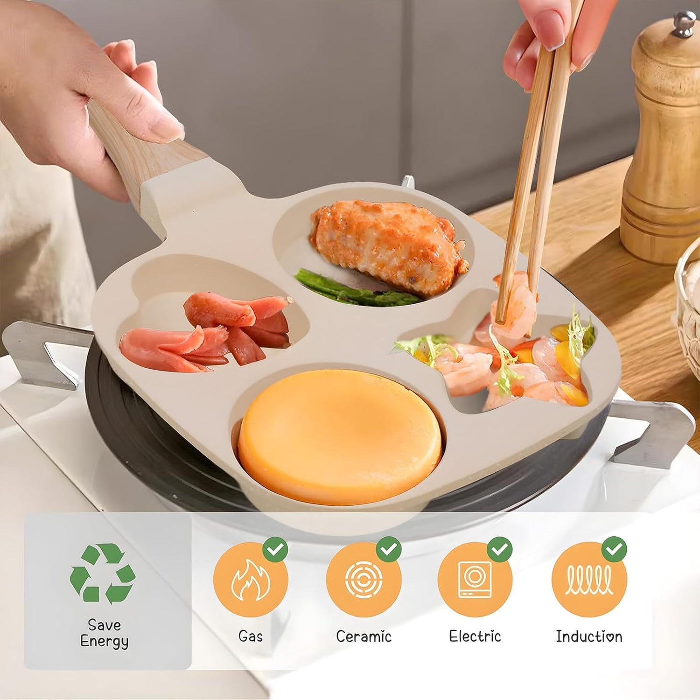 Cute Breakfast Frying Pan